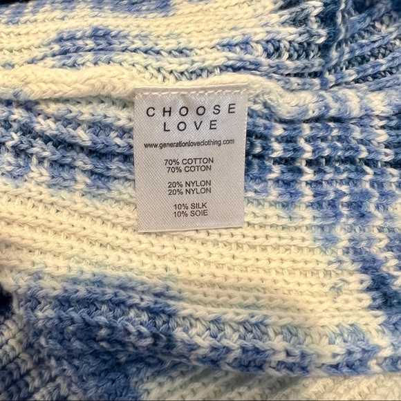 Generation Love Margot Indigo Tie Dye Knit Sweater (XXS) - Picture 9 of 14